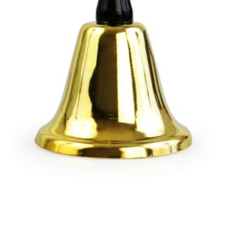 DA15822 XL metalowy dzwonek w złotym kolorze