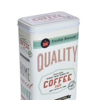DA26330 Metalowu pojemnik QUALITY COFFEE z pokrywką