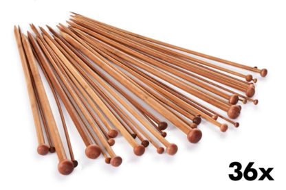DA32531 36 szt. zestaw klasycznych bambusowych igieł GoEco®