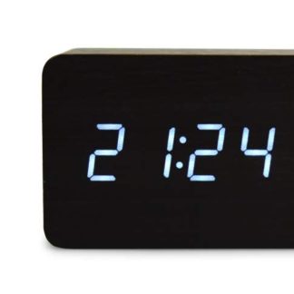 EL19052 WOODOO CLOCK drewniany cyfrowy zegar LED