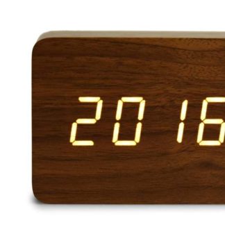 EL19053 WOODOO CLOCK drewniany cyfrowy zegar LED