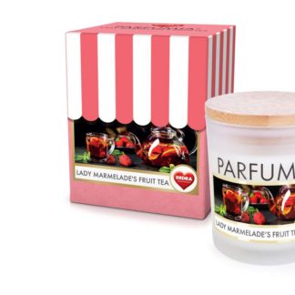 FC33404 250 ml sojowa eko-świeczka zapachowa, pieczona herbata, LADY MARMELADE’S FRUIT TEA, PARFUMIA®