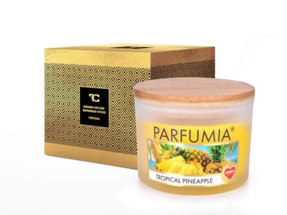 FC33415X 400 ml sojowa eko-świeca zapachowa, 2 knoty, ananas, TROPICAL PINEAPPLE, PARFUMIA®