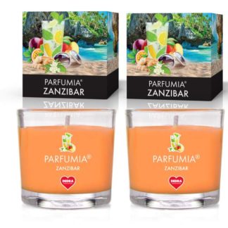 FC33421W WOTYWNY ZESTAW 3 szt. sojowych eko-świeczek zapachowych PARFUMIA®, ZANZIBAR