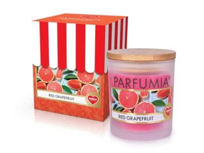 FC33426 250 ml sojowa eko-świeczka zapachowa, soczysta woń grejpfruta, RED GRAPEFRUIT, PARFUMIA®
