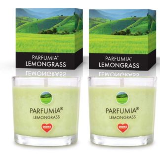 FC33428W WOTYWNY ZESTAW 3 szt. sojowych eko-świeczek zapachowych PARFUMIA®, LEMONGRASS