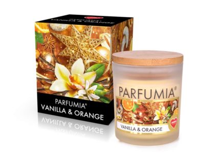 FC33430 250 ml sojowa eko-świeczka zapachowa, VANILLA & ORANGE, PARFUMIA®