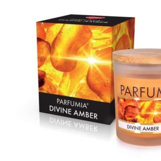 FC33435 250 ml sojowa eko-świeczka zapachowa, DIVINE AMBER , PARFUMIA®