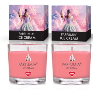FC33437W WOTYWNY ZESTAW 3 szt. sojowych eko-świeczek zapachowych PARFUMIA®, ICE CREAM