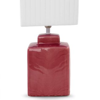 FC83513 CUBE lampa stołowa 42 cm, różowo-fioletowa