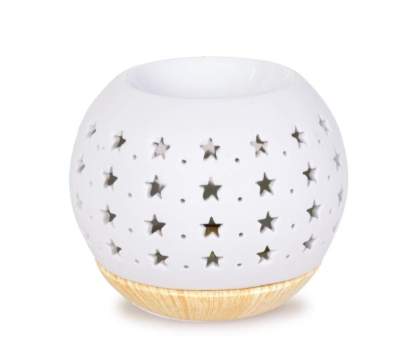 DA39382 Ceramiczna aromalampa z dekorem gwiazd