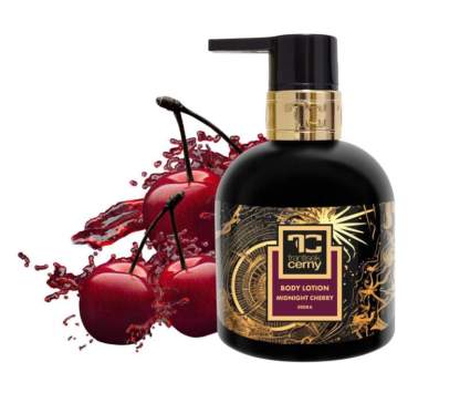 FC0805B Naturalne nawilżające mleczko do ciała o ekskluzywnym zapachu, MIDNIGHT CHERRY